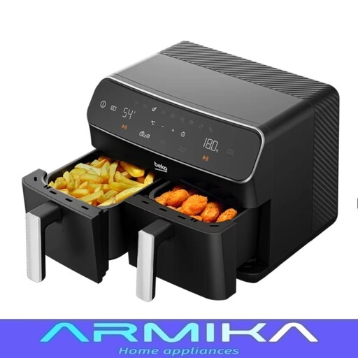 سرخ کن بدون روغن دوقلو بکو Beko مدل FRL5388B لوازم آشپزخانه