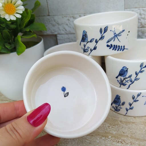 رامیکی طرح سنجاقک و پرنده 