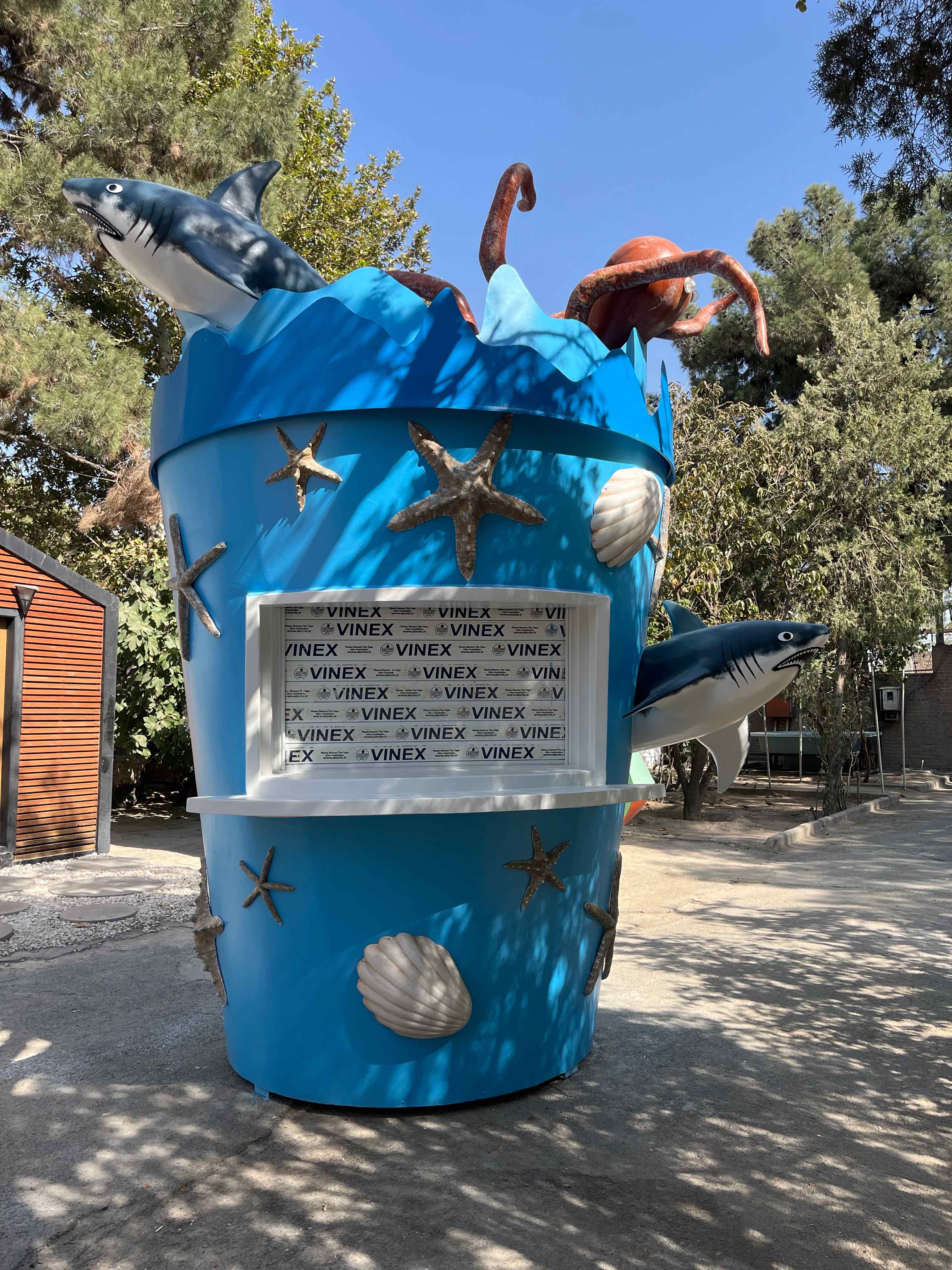 Sea design kiosk|کیوسک طرح دریا 